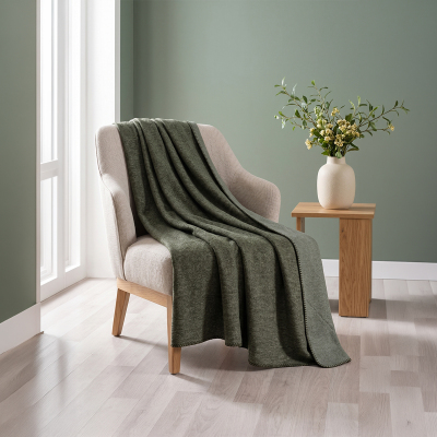 Maxstyle Çift Kişilik Battaniye Khaki 200X220 cm - MAXSTYLE