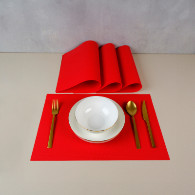 Maxstyle Serene Scarlet 4 Parça Amerikan Servis 30x45 cm - 1