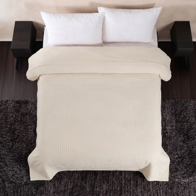Maxstyle Spring %100 Pamuk Çift Kişilik Pike Bej 220x230 cm - 1