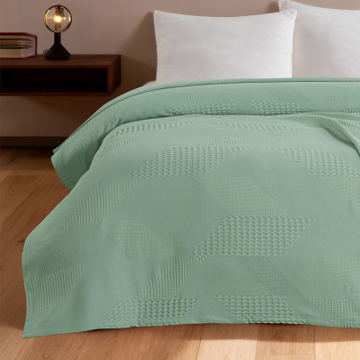 Maxstyle Spring %100 Pamuk Çift Kişilik Pike Çağla 220x230 cm - 3