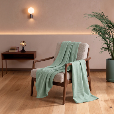Maxstyle Spring %100 Pamuk Tek Kişilik Pike Çağla 180x230 cm - 4