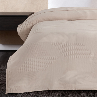 Maxstyle Spring %100 Pamuk Tek Kişilik Pike Krem 180x230 cm - 3
