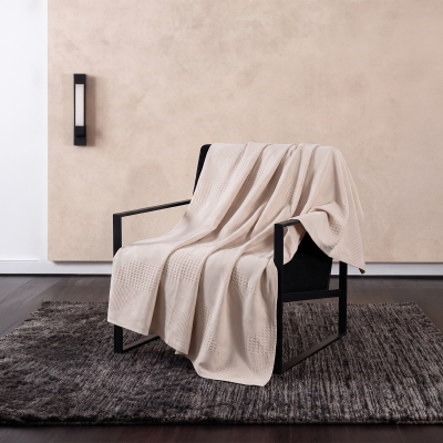Maxstyle Spring %100 Pamuk Tek Kişilik Pike Krem 180x230 cm - 4