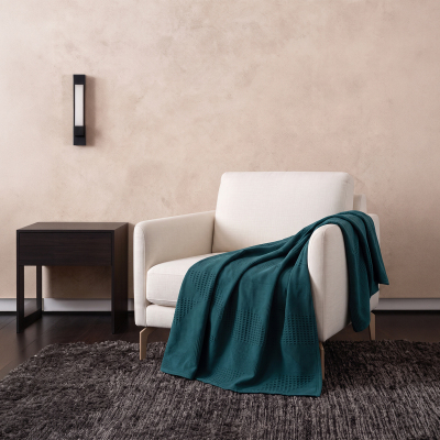 Maxstyle Spring %100 Pamuk Tek Kişilik Pike Petrol 180x230 cm - 4