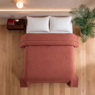 Maxstyle Spring %100 Pamuk Tek Kişilik Pike Terra 180x230 cm - MAXSTYLE
