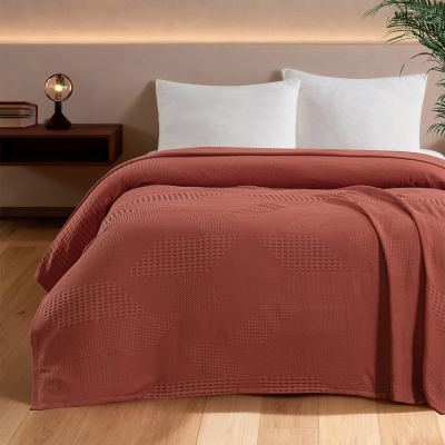 Maxstyle Spring %100 Pamuk Tek Kişilik Pike Terra 180x230 cm - 2