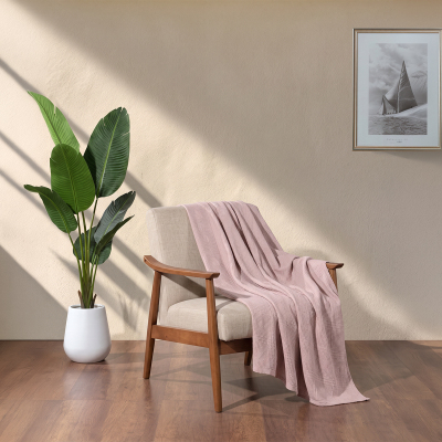 Maxstyle Tek Kişilik %100 Pamuk Pike Pudra 160x220 cm - 4