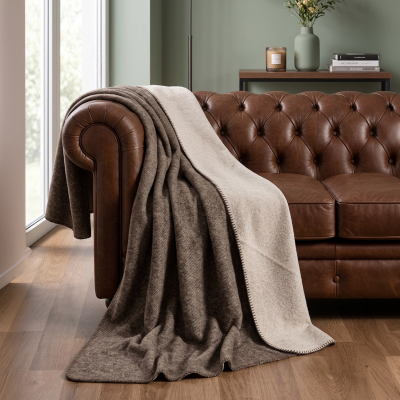 Maxstyle Tek Kişilik Battaniye Brown 150x200 cm - MAXSTYLE