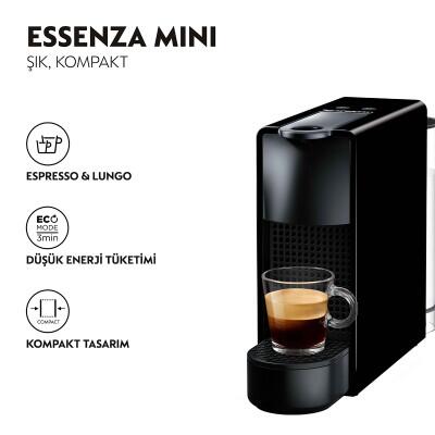 Nespresso Essenza Kahve Makinesi Black Bundle C35B - 8