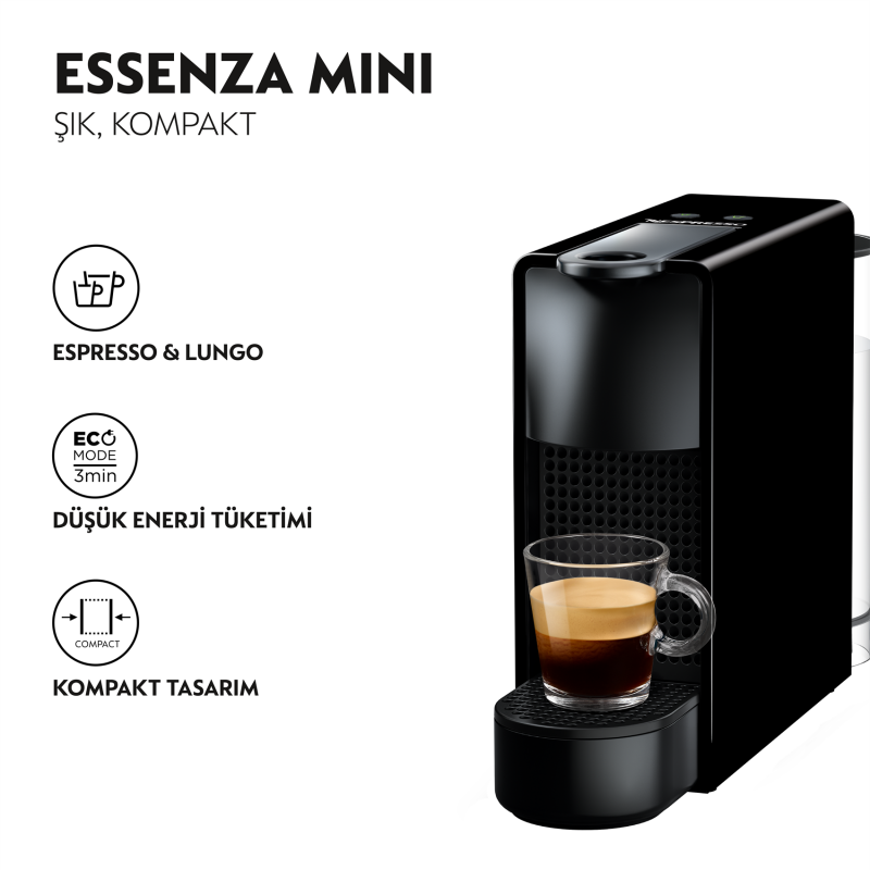 Nespresso Essenza Mini C30 Siyah - 2
