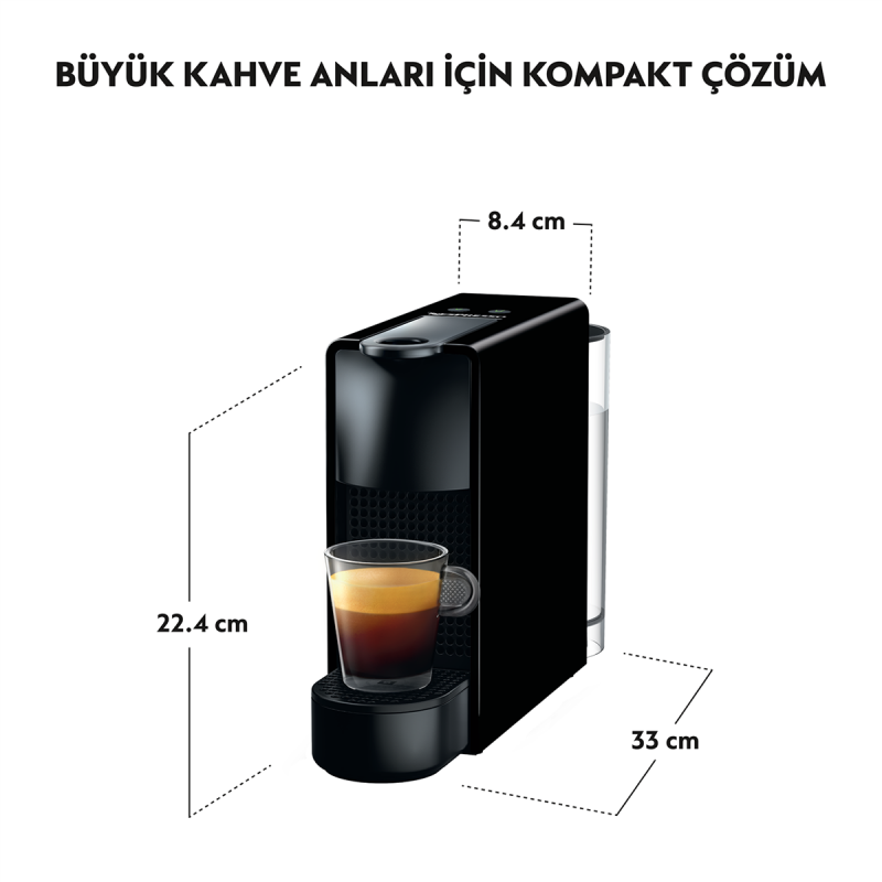 Nespresso Essenza Mini C30 Siyah - 3