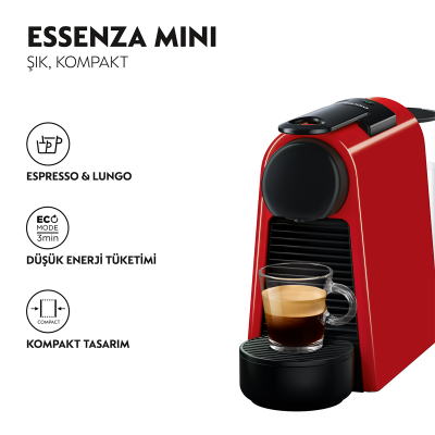 Nespresso Essenza Mini D35 Kırmızı - 2