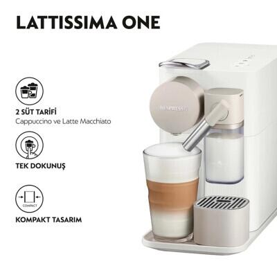 Nespresso Lattissima One White Kahve Makinesi F121 - 2