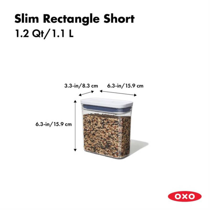 Oxo Pop Container Saklama Kabı Slim 1,2 Litre - 2