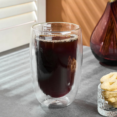 Perotti Lineo Çift Cidarlı Bardak 450 ml - 1