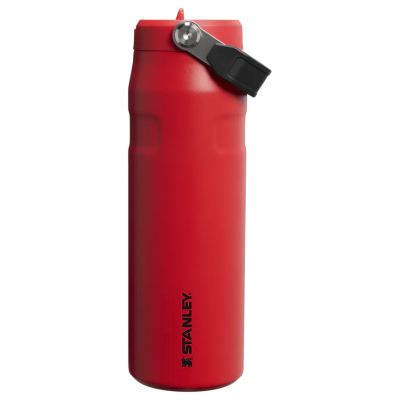 Stanley The IceFlow Flip Straw Pipetli Termos Kırmızı-Siyah 1.06 Litre - 1