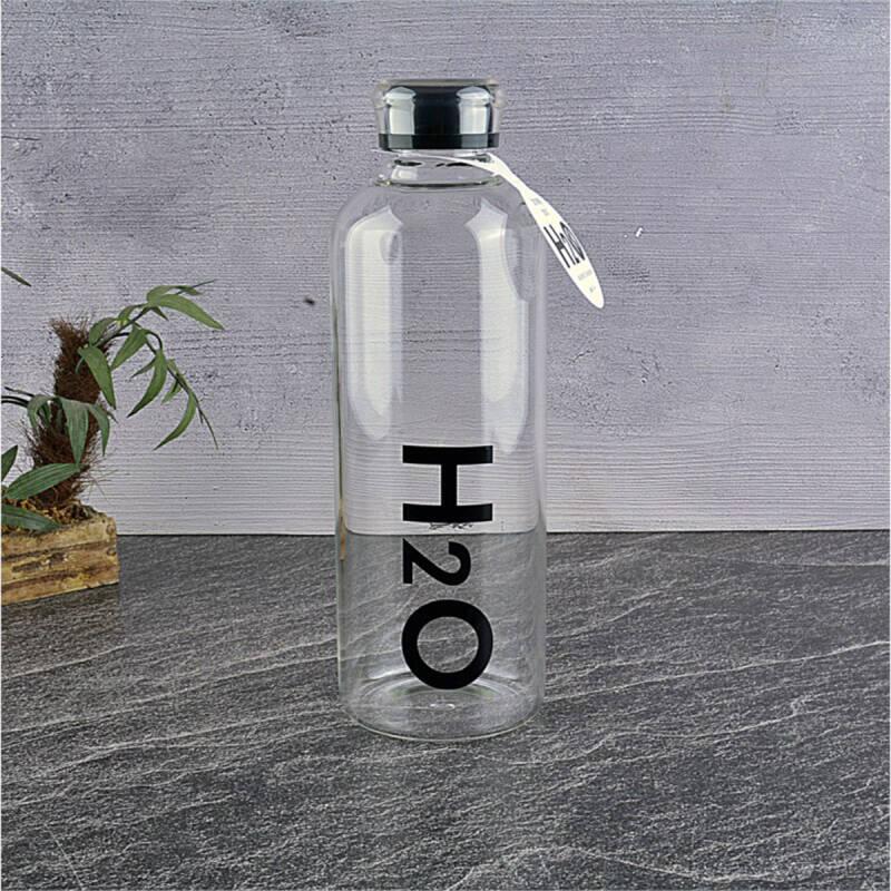 Tohana H2O 1 Litre Borosilikat Cam Matara Siyah - 1