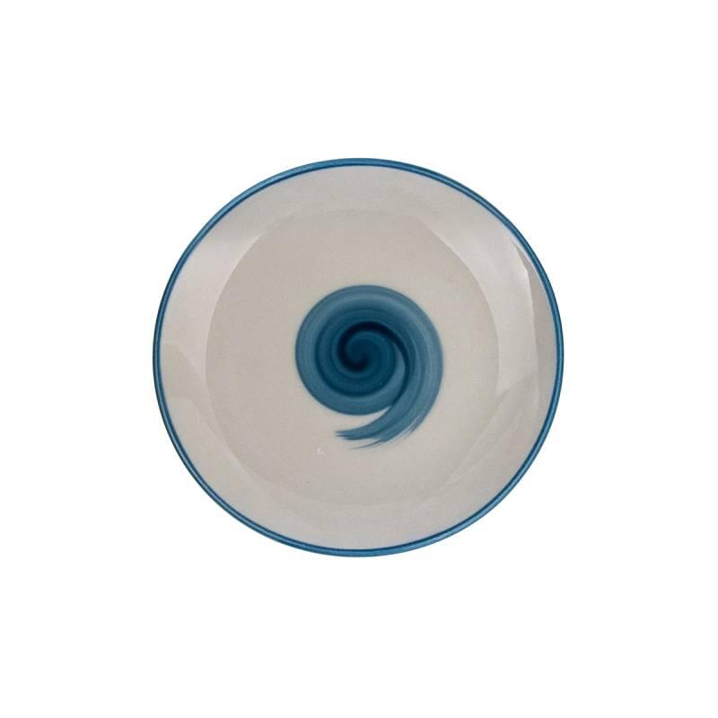 Tulu 15 Cm Klasik Düz Porselen Tabak Soft Mavi 33 - 1