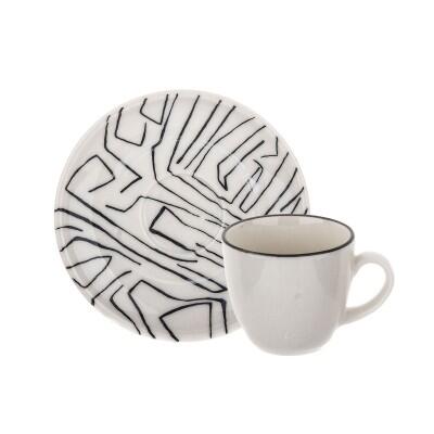 Tulu Luna 4 Parça Kahve Takımı DB137 - TULU