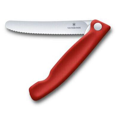 Victorinox S Classic Kırmızı Katlanır Soyma Bıçağı 11 cm - 1