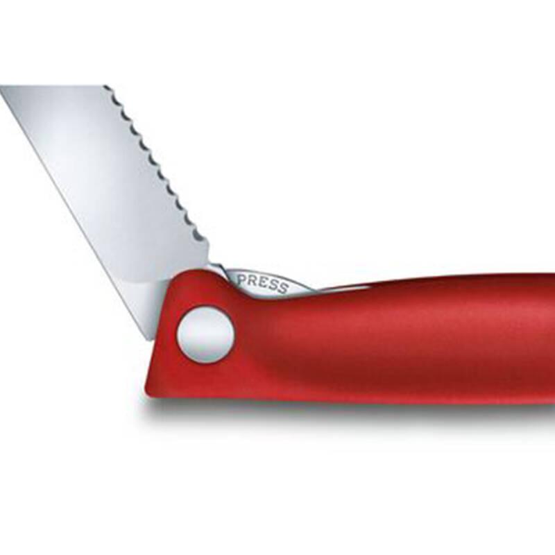 Victorinox S Classic Kırmızı Katlanır Soyma Bıçağı 11 cm - 2