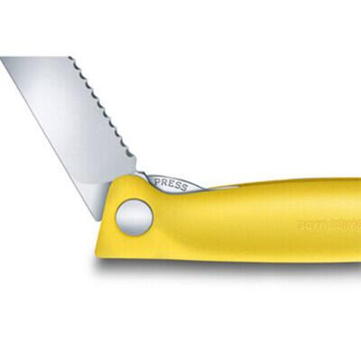 Victorinox S Classic Sarı Katlanır Soyma Bıçağı 11 cm - 4