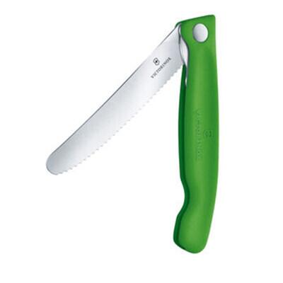 Victorinox S Classic Yeşil Katlanır Soyma Bıçağı 11 cm - 1