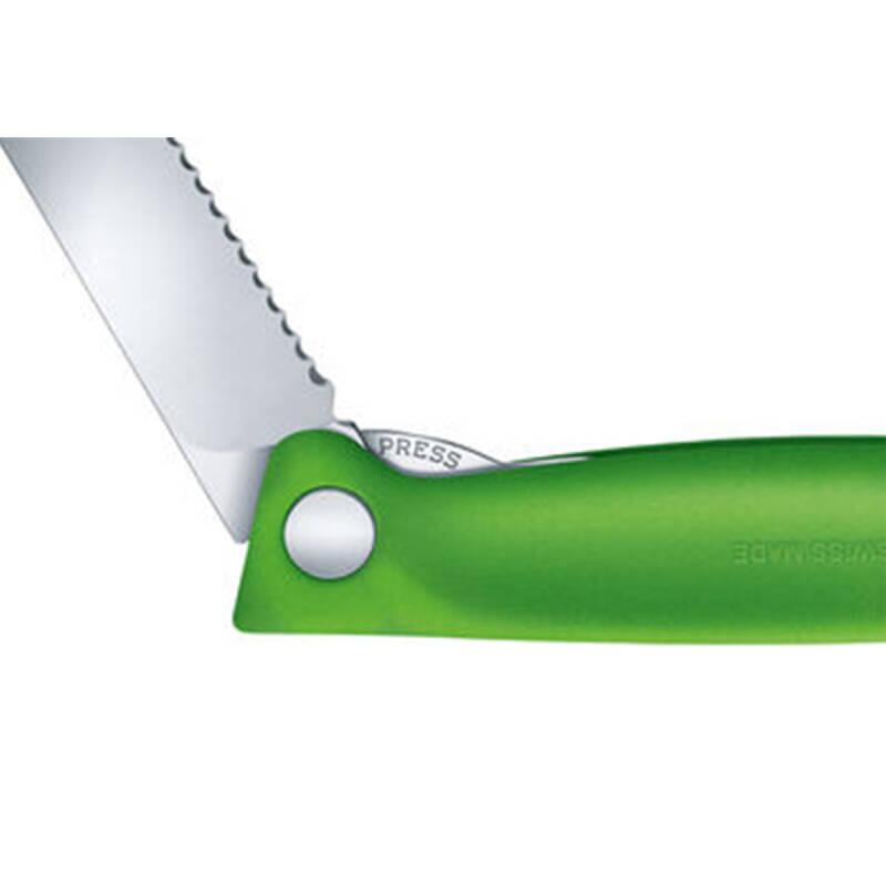 Victorinox S Classic Yeşil Katlanır Soyma Bıçağı 11 cm - 3