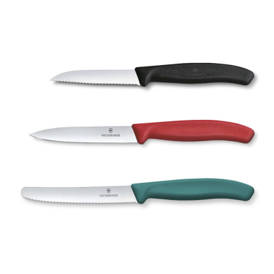 Victorinox Soyma Bıçak Seti 3'lü Renkli - VICTORINOX