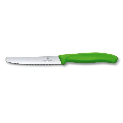 Victorinox Tırtıklı Domates & Sosis Bıçağı 11 Cm Yeşil - 1