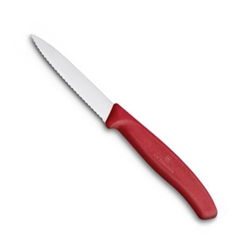 Victorinox Tırtıklı Soyma Bıçağı 8 Cm Kırmızı - 1