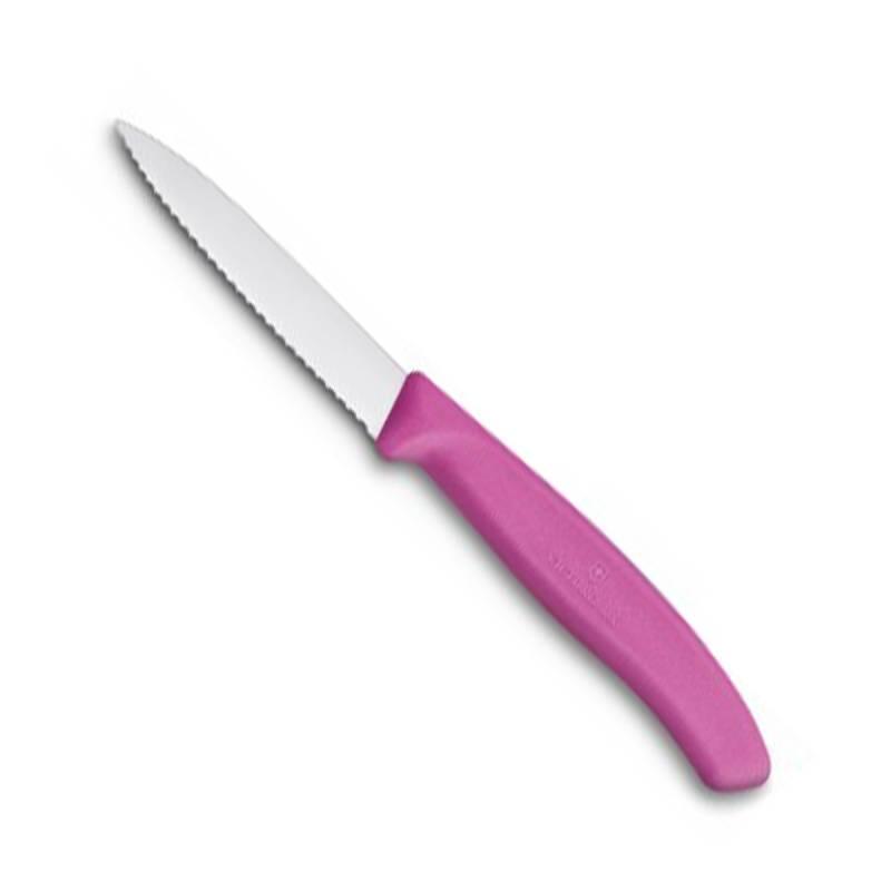 Victorinox Tırtıklı Soyma Bıçağı 8 Cm Pembe - 1