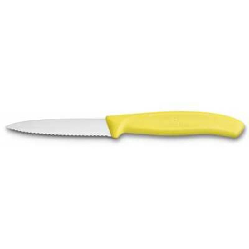 Victorinox Tırtıklı Soyma Bıçağı 8 Cm Sarı - 1